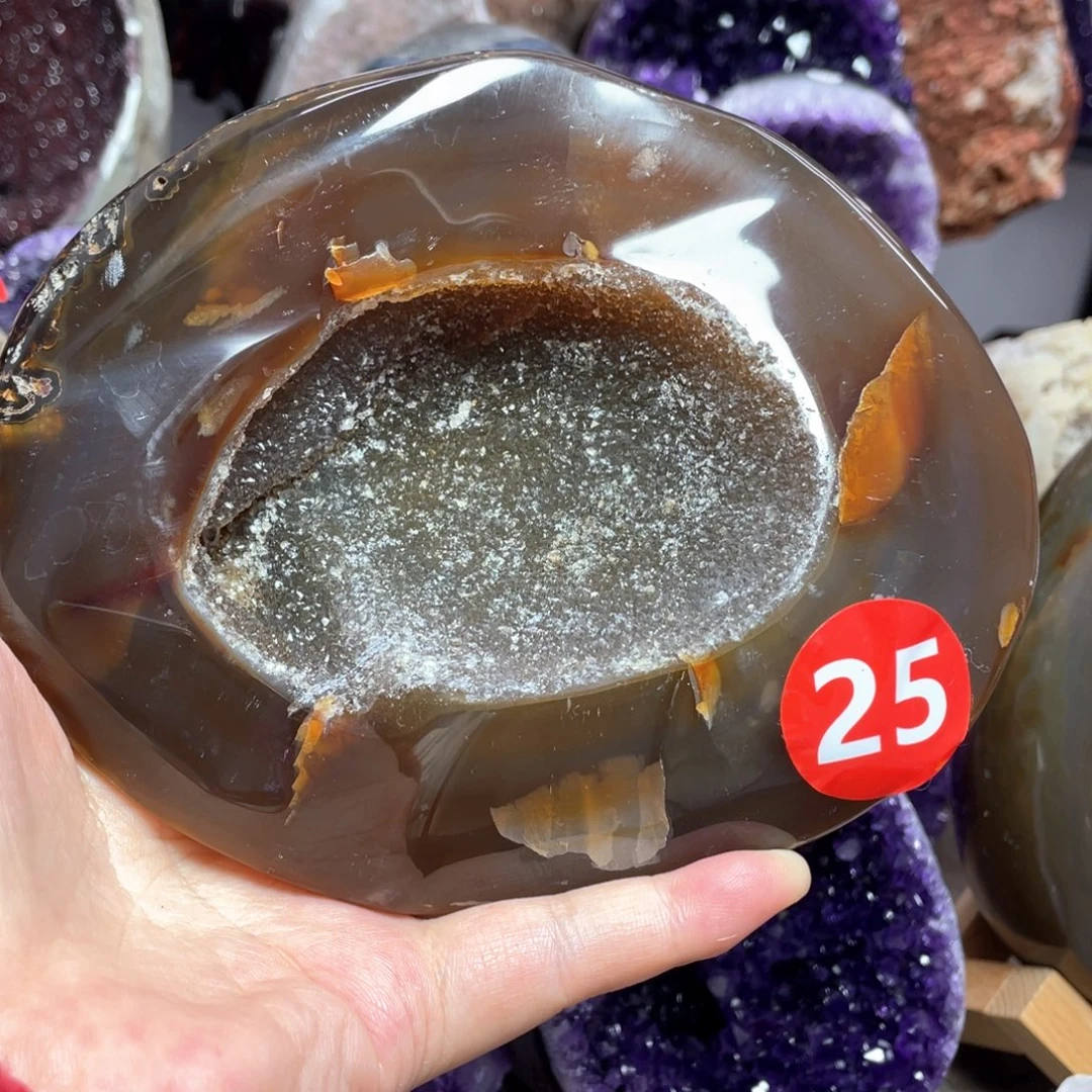 珠宝半成品未镶嵌紫晶捡漏