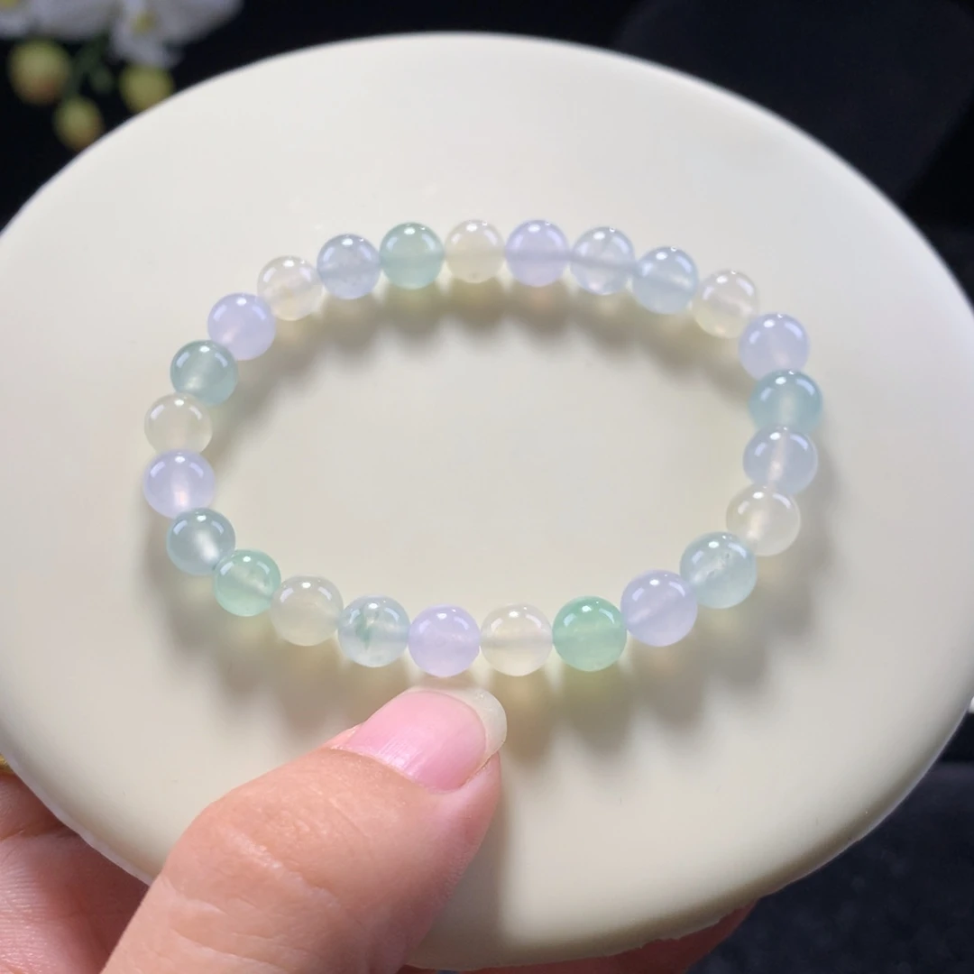 未镶嵌手串翡翠花晨月夕