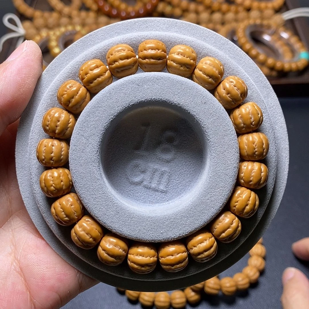猴头核桃手串京八楞尺寸11左右全品53号