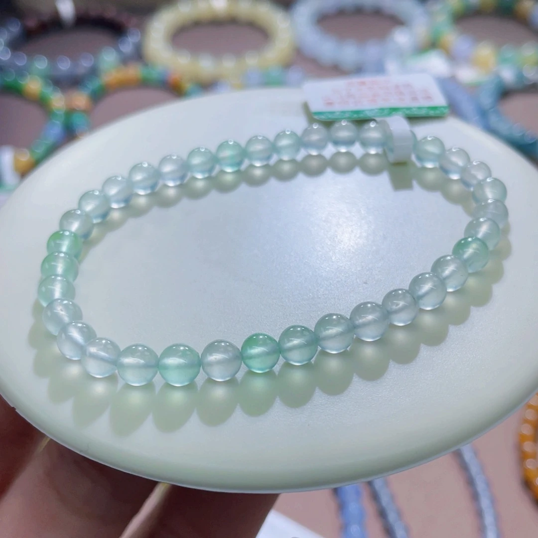 未镶嵌手链翡翠玻璃卡5.2