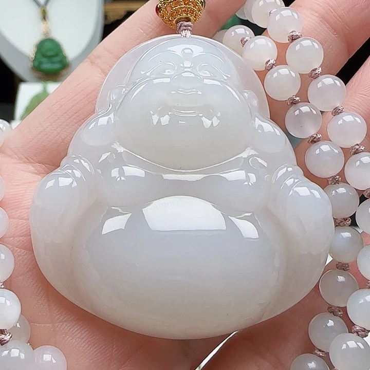 吊坠(赠链)足金镶嵌和田玉