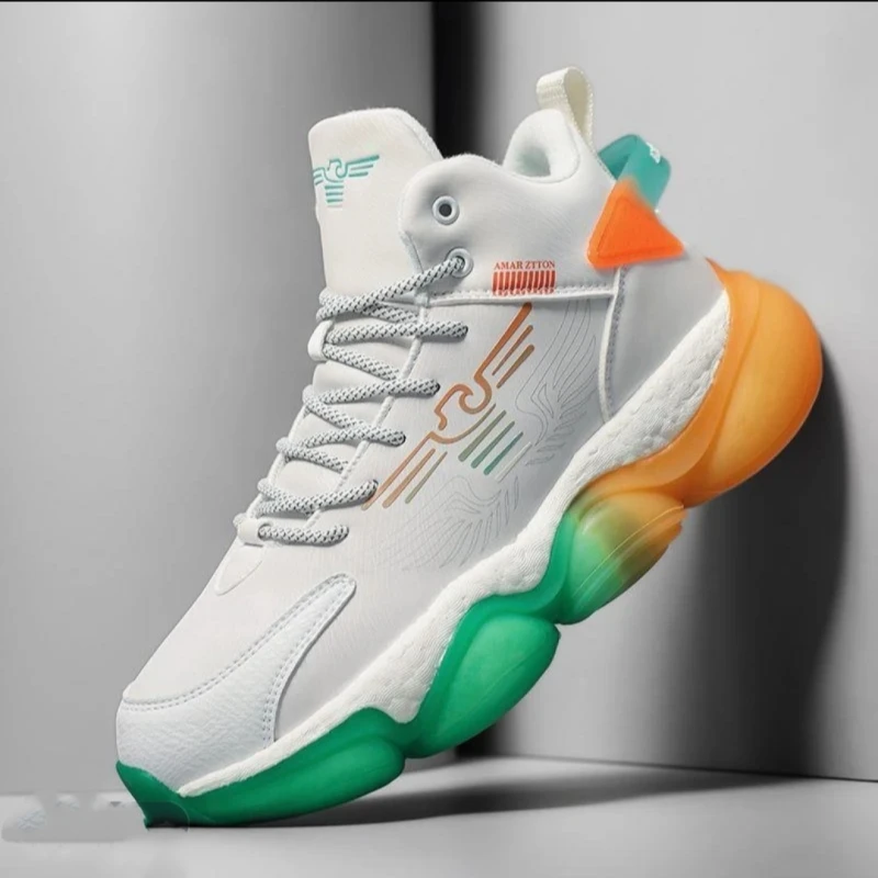 秋冬新款全皮男女同款时尚青年实战高帮篮球鞋228855