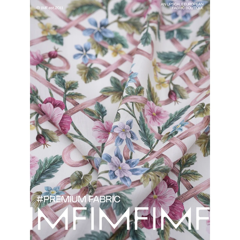 植物绳结 C 英国品牌LIBERTY tana Lawn长绒棉布 幅宽136CM