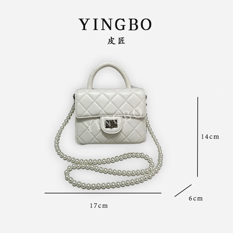 【英柏甄选】ZT-D7152-贝母白 然与纯小众设计感时尚单肩百搭女包