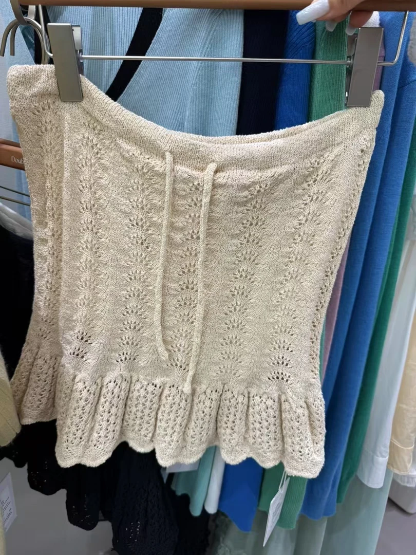 针织屁帘 很百搭 很洋气的小短裙