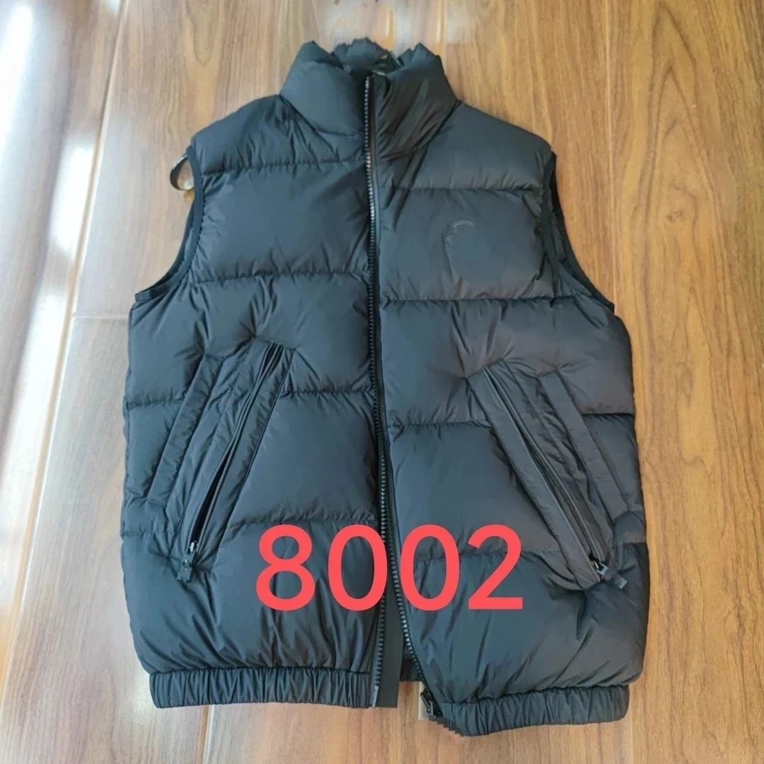 8002 萌 男士百搭多口袋羽绒马甲