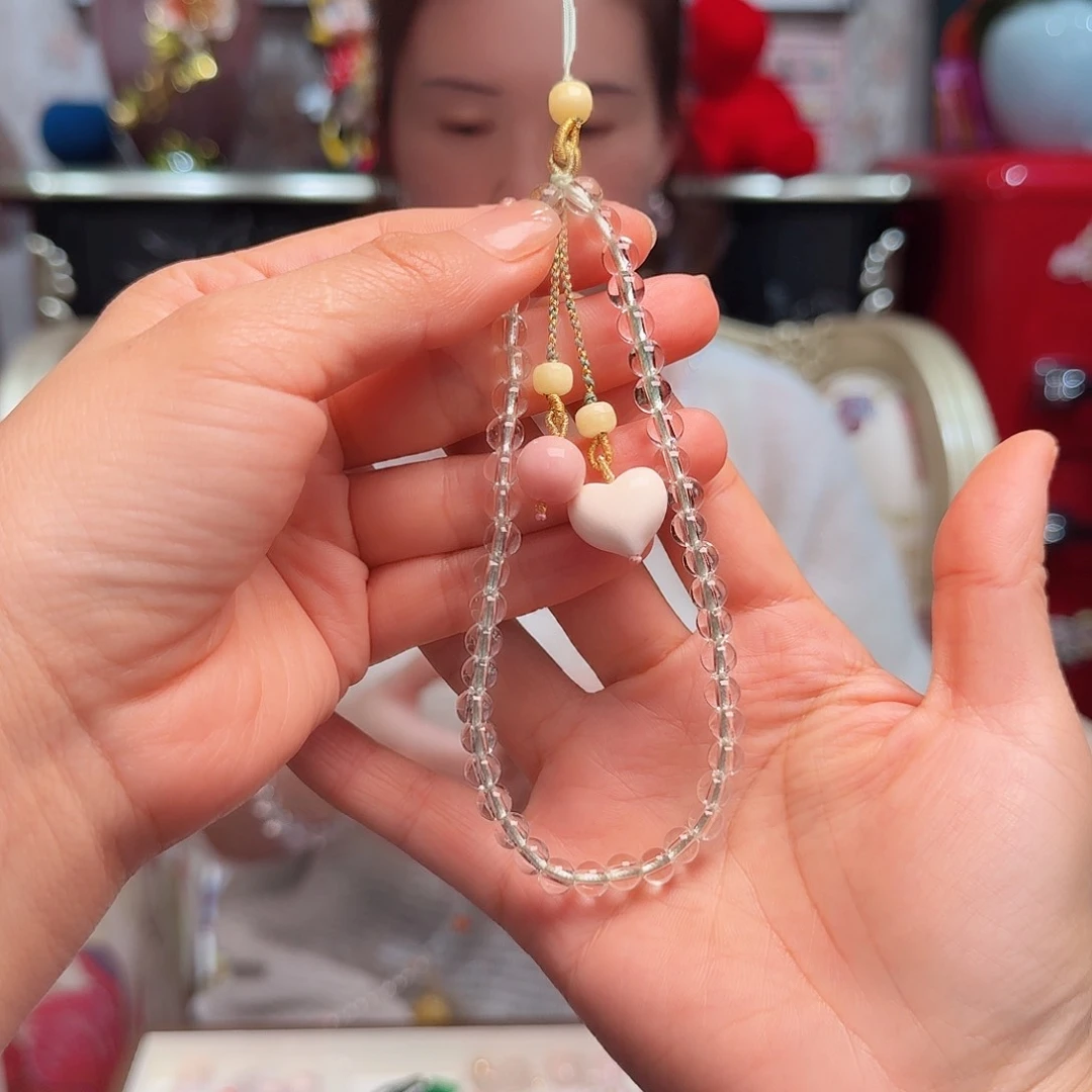 水晶手串未镶嵌手机链