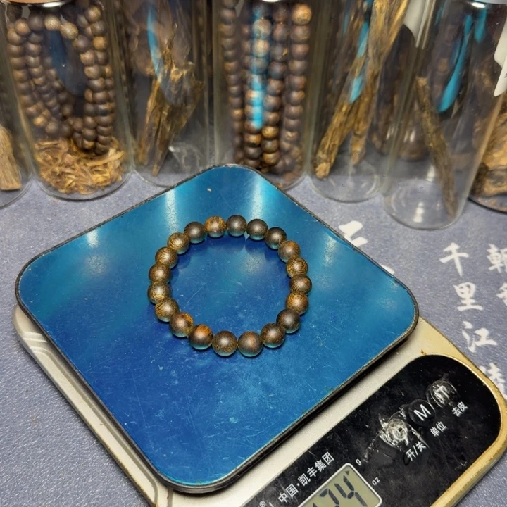 过***9线香海南莺歌绿沉水1.0圆珠单圈12克