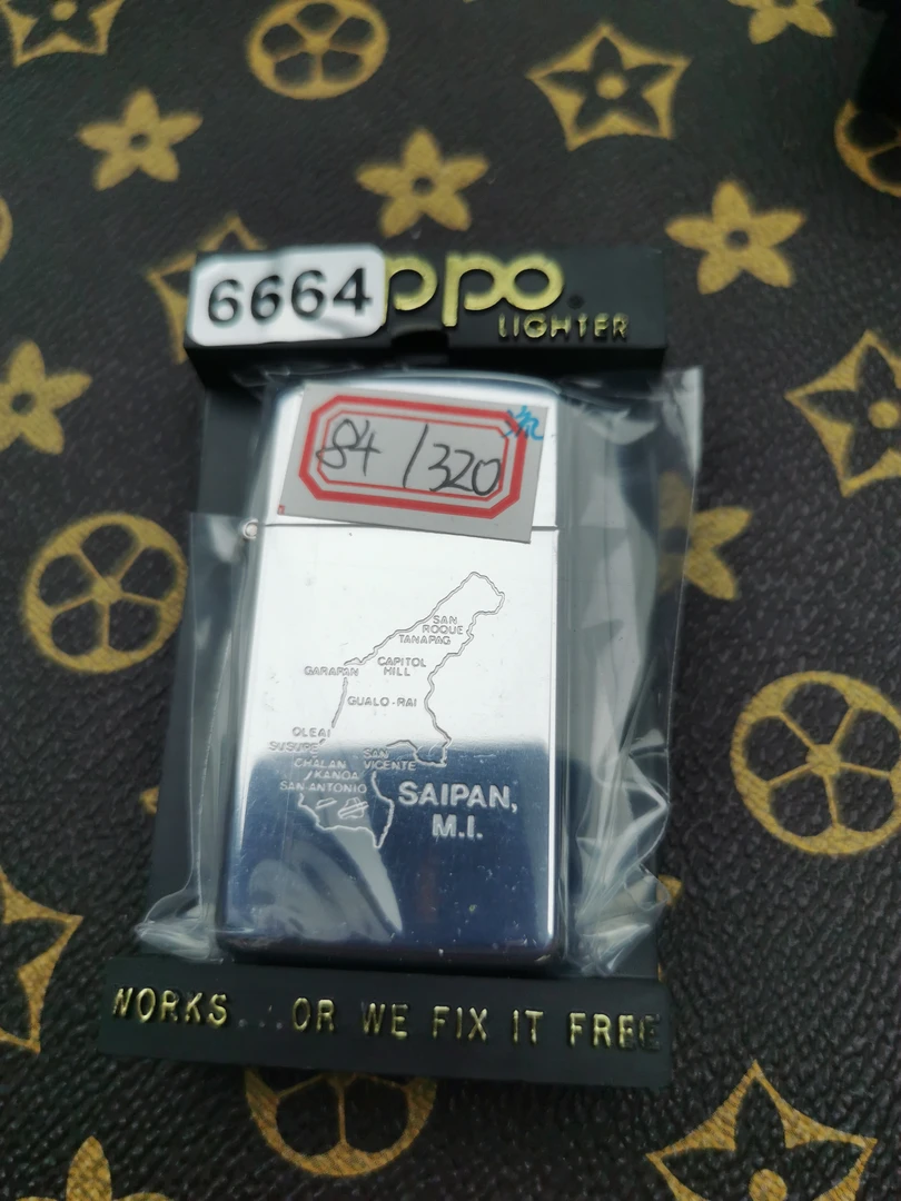Zippo打火机回血84纤巧镜面塞班-6664