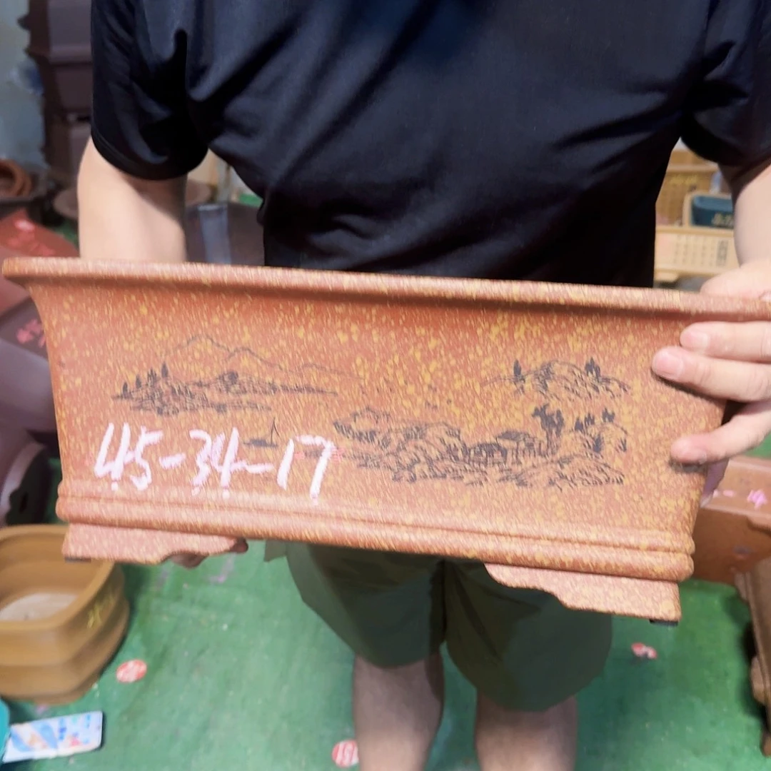 紫砂花盆紫砂花盆