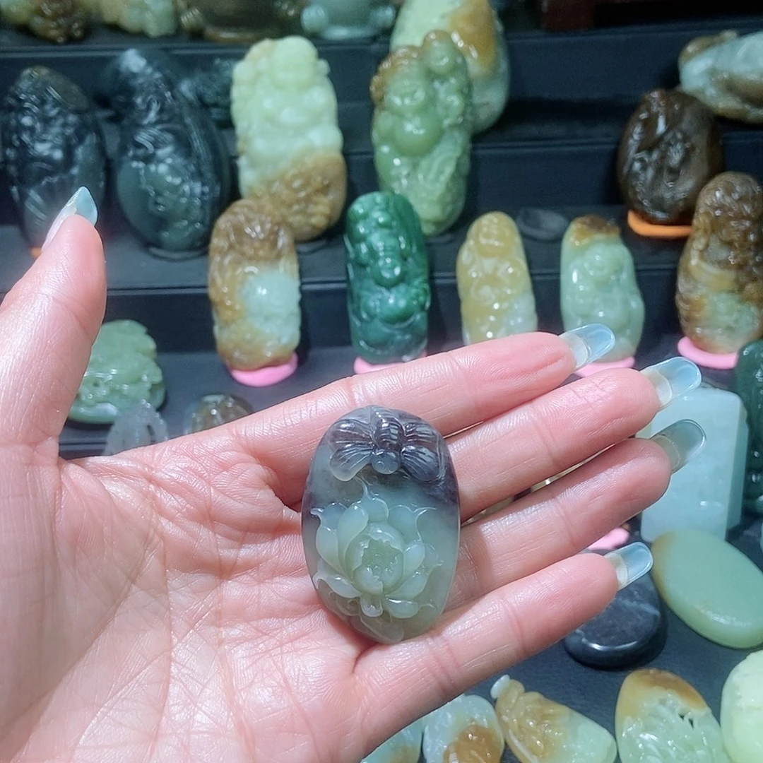 和田玉颈饰未镶嵌瑞**烤