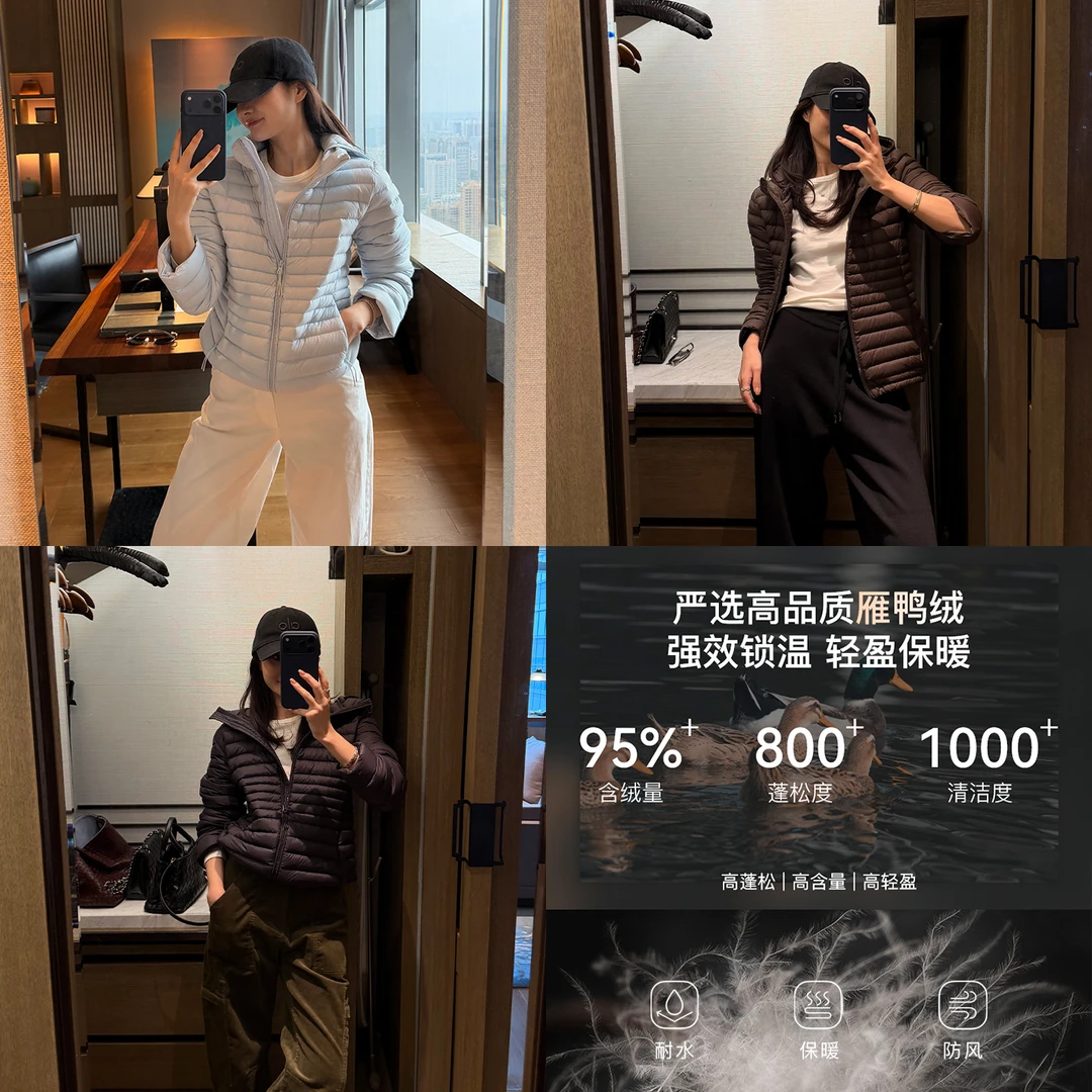 KEEP KAPU靠谱【轻便胶囊】高品质95雁鸭保暖排骨羽绒服KP253648