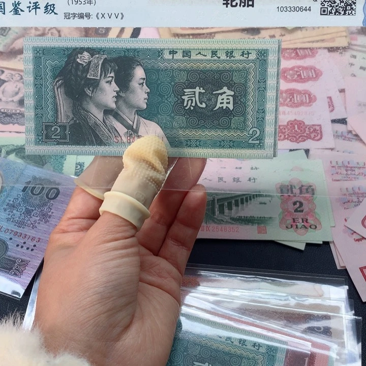 退市纸币全新旧票 8002 标十