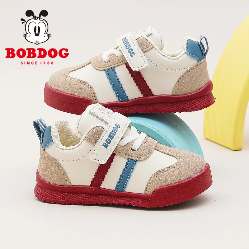 巴布豆童鞋男女宝宝鞋1-6岁学步鞋软底防滑儿童鞋春秋季小童阿甘