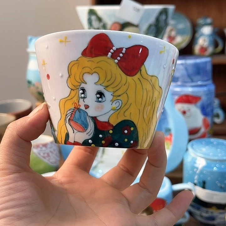 陶景德镇釉下手绘陶瓷