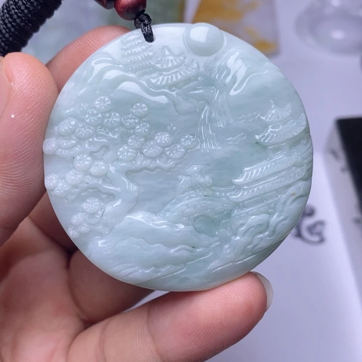 颈饰未镶嵌翡翠翡翠