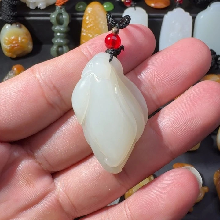 和田玉未镶嵌吊坠(不含链)