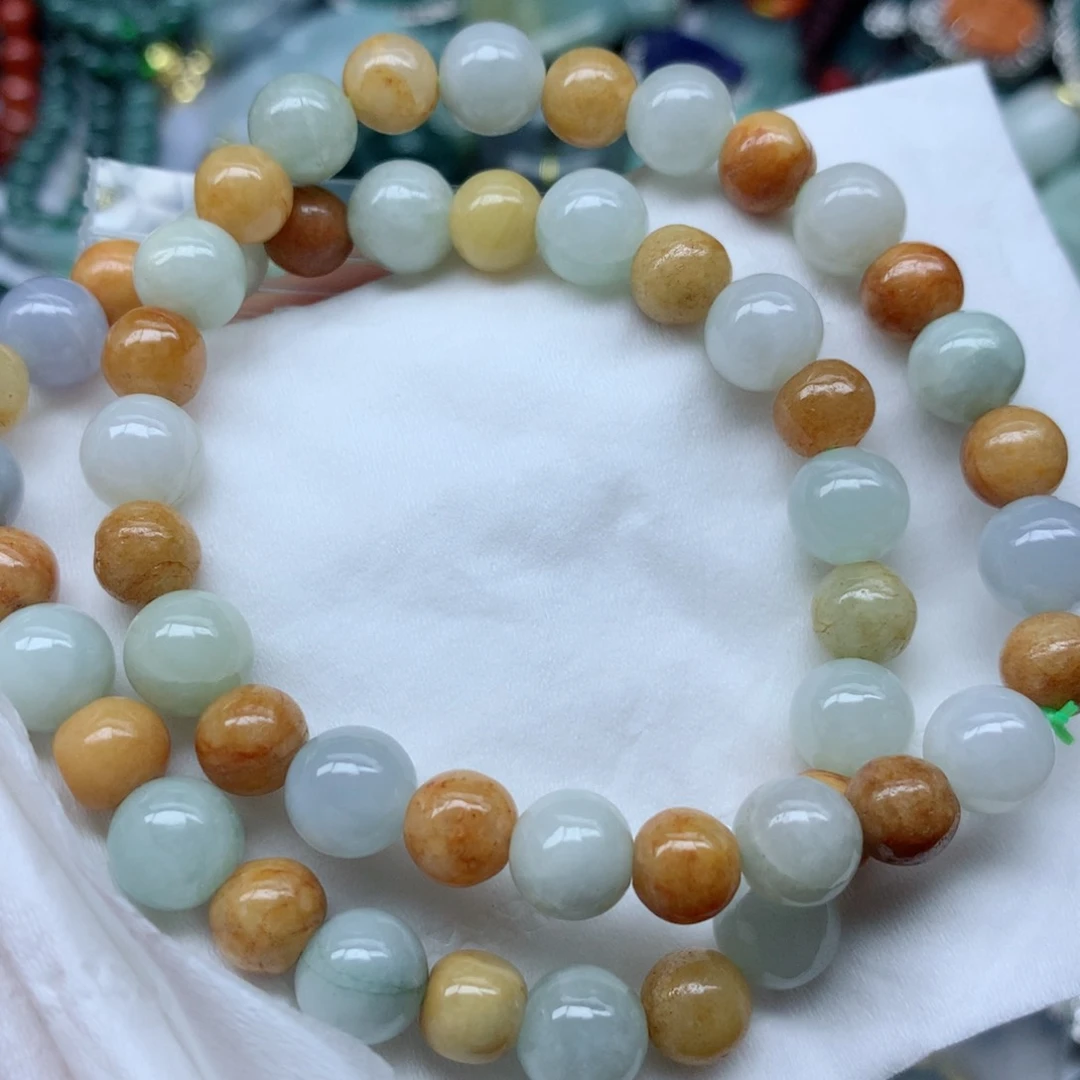 翡翠颈饰未镶嵌手串