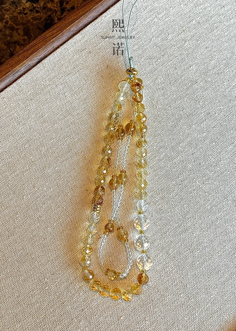 懒猫nono│Saynono 小财迷_巴西黄水晶挂斜挂(多样性发其一)