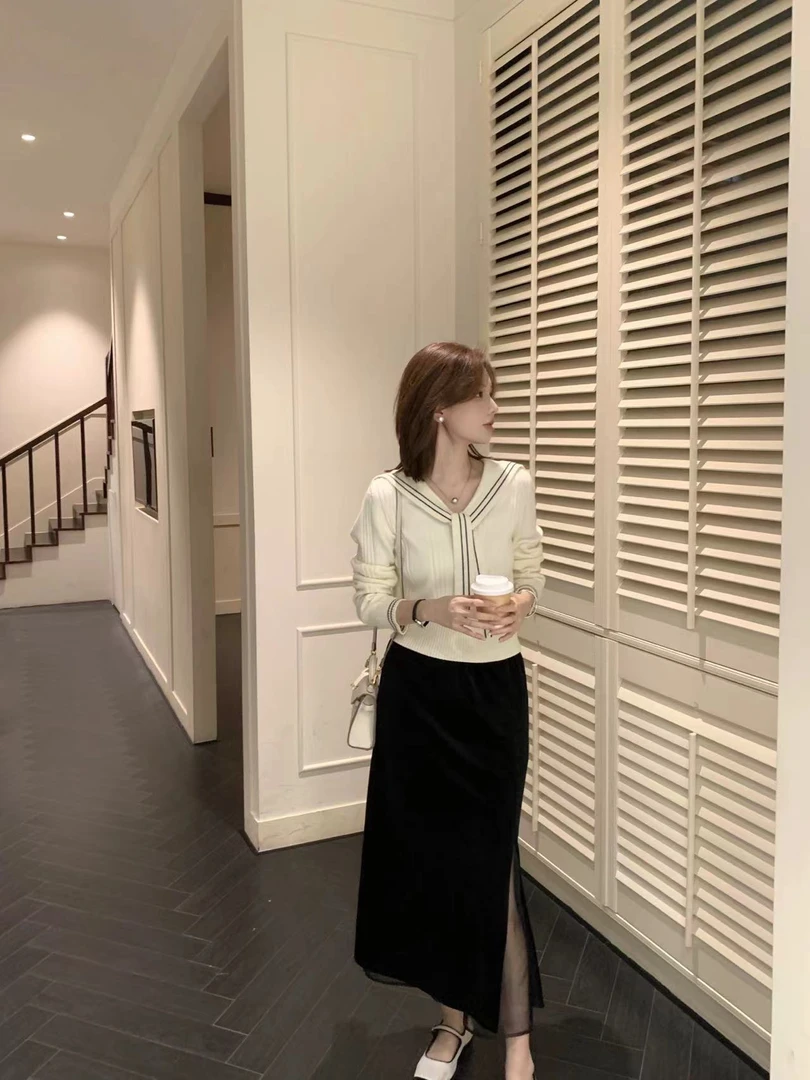 【芝士Cheese】英梨情书 长袖时尚百搭减龄韩版毛衣