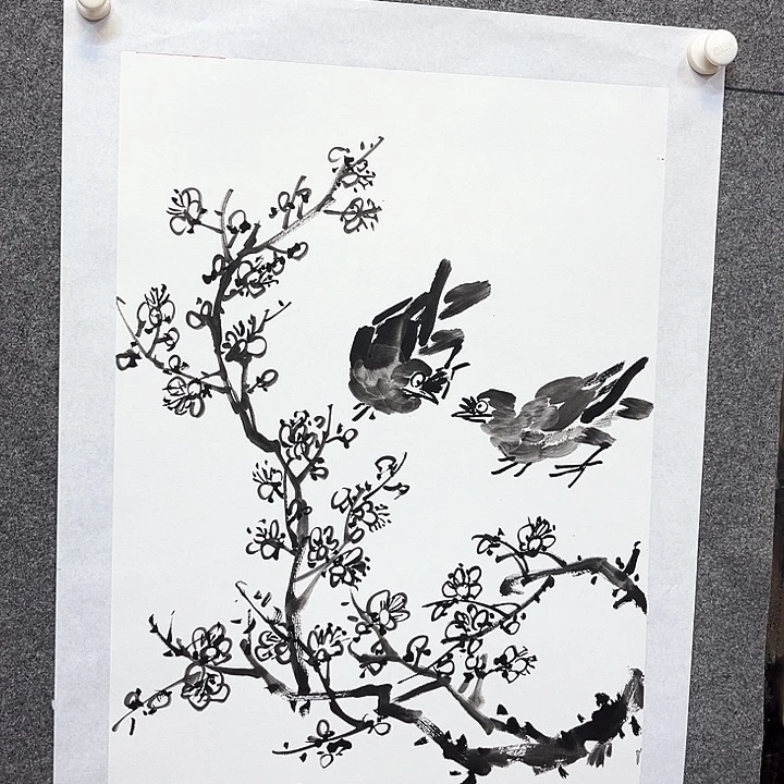 国画新年快乐哈我滴