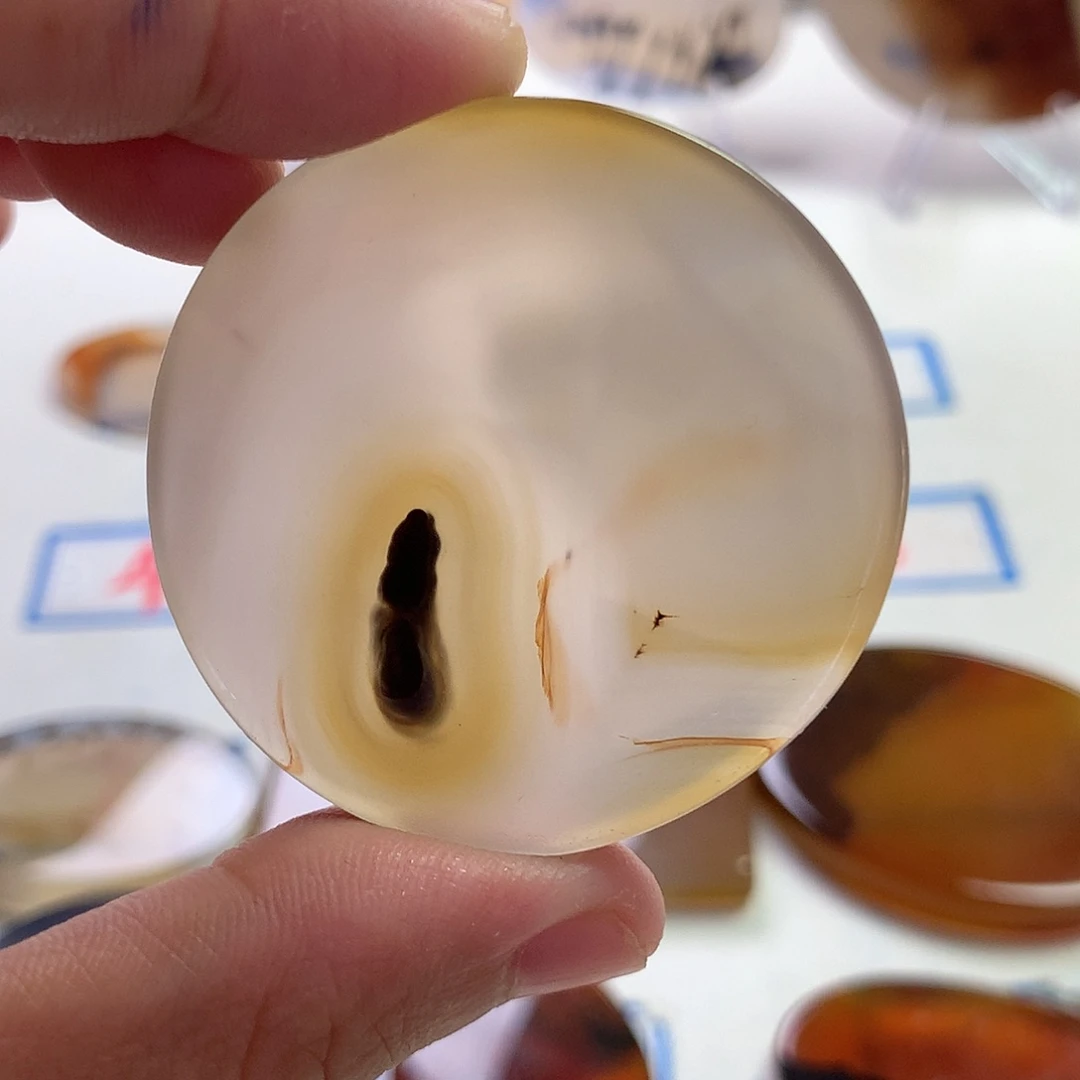 未镶嵌玛瑙/玉髓珠宝半成品