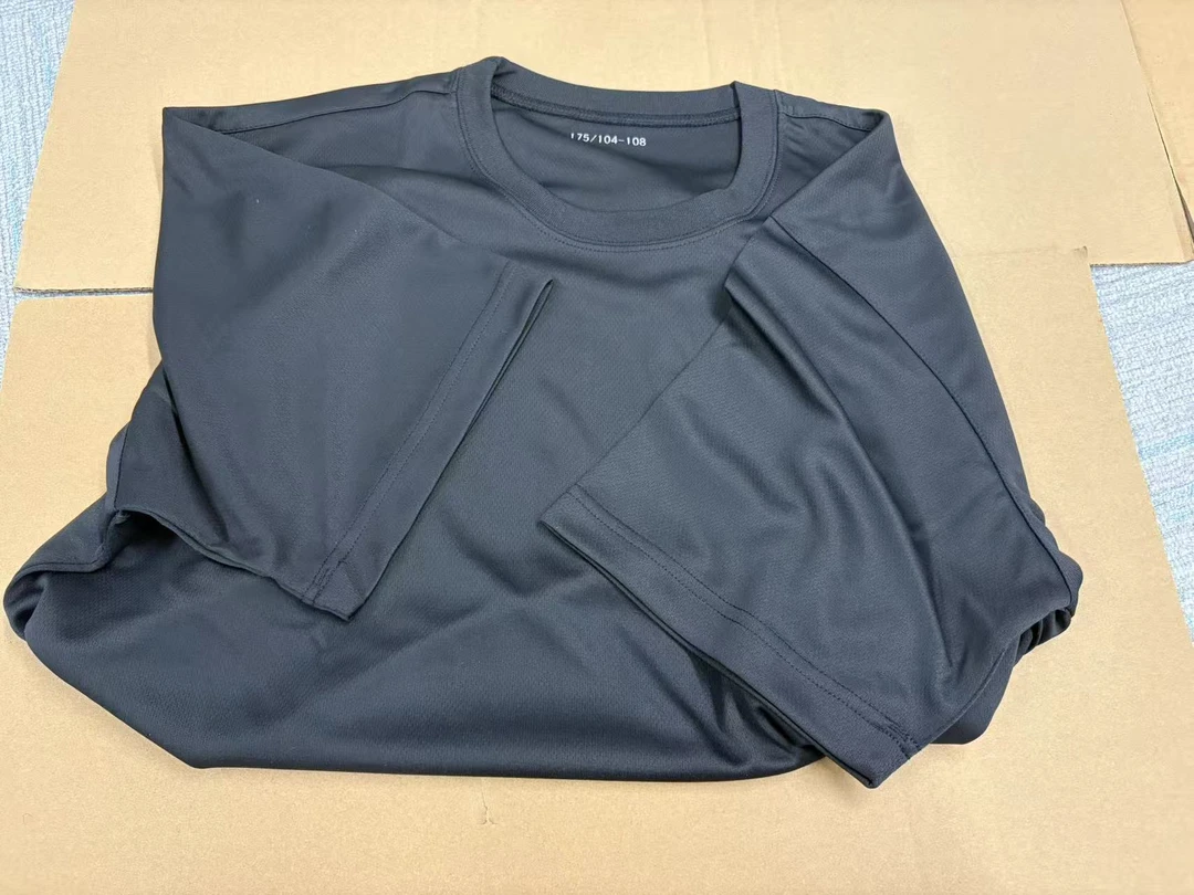 户外速干黑色边短袖