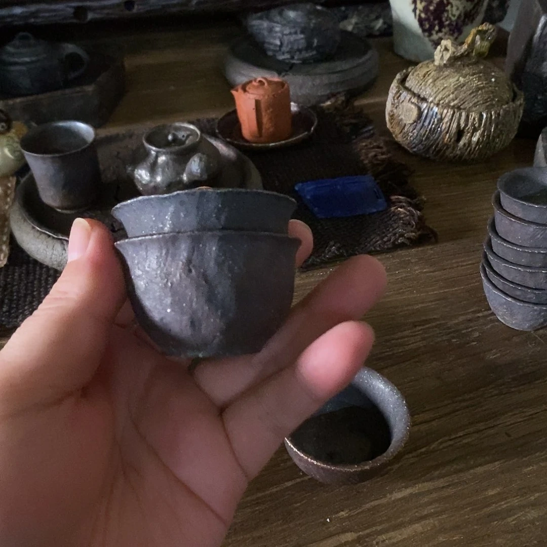 @****手工制作柴烧茶具