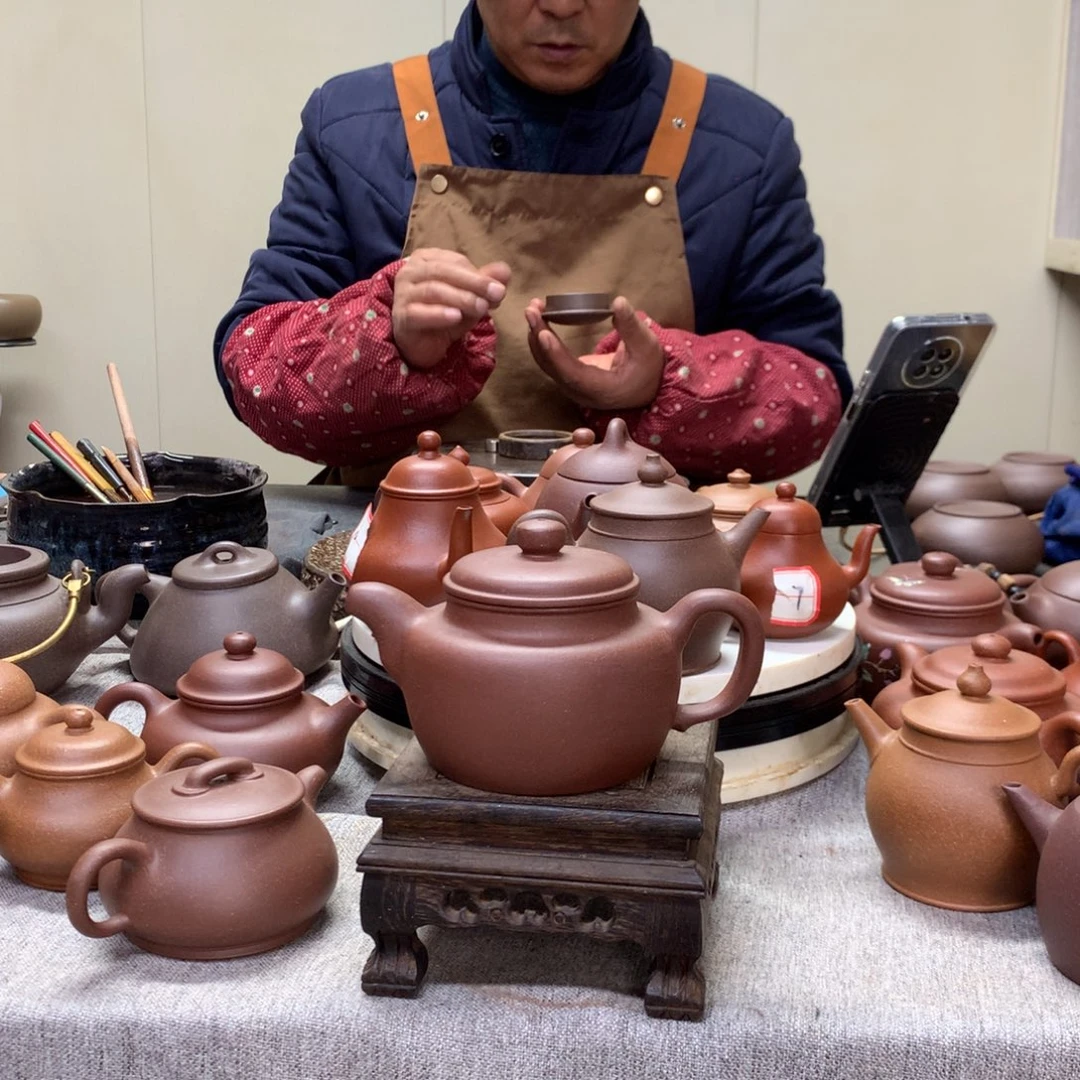 茶壶紫泥大蕴德钟280 c半手工制作