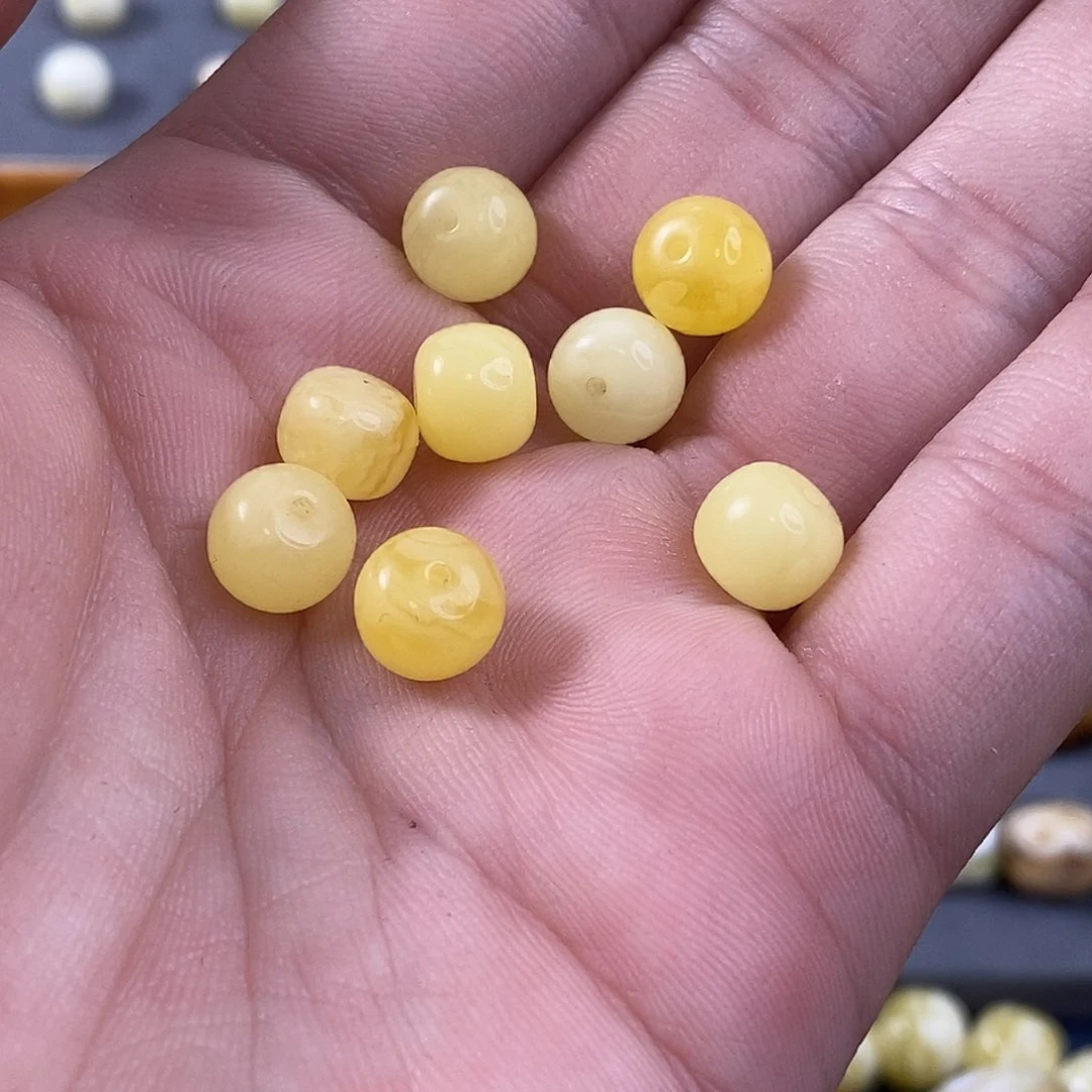 琥珀裸石未镶嵌老型8*7