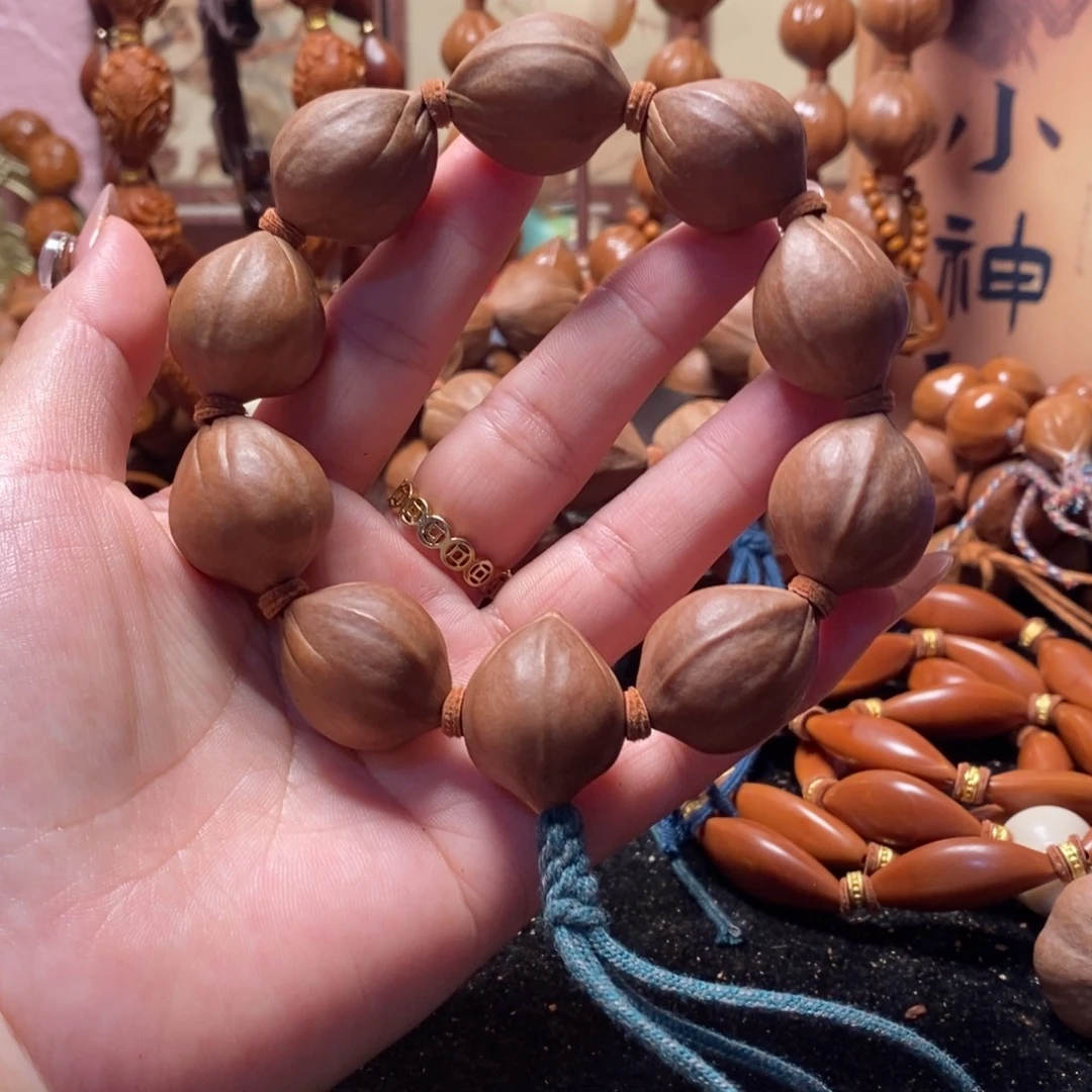 手串/手链橄榄核2.1原皮蜜桃铁盒9➕三通