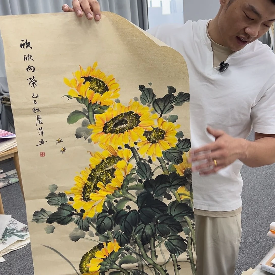 国画纯手绘字画宣纸