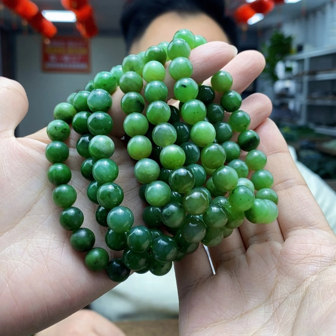 和田玉手串未镶嵌多样性发货 拍一发一