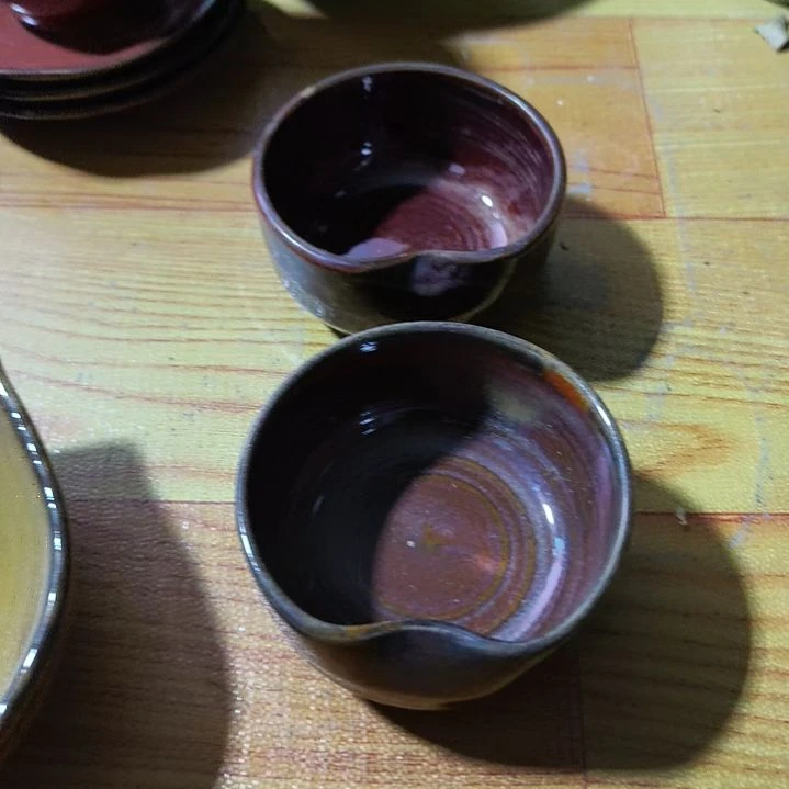 瓷片磁州窑陶瓷杯盘碗壶有瑕疵