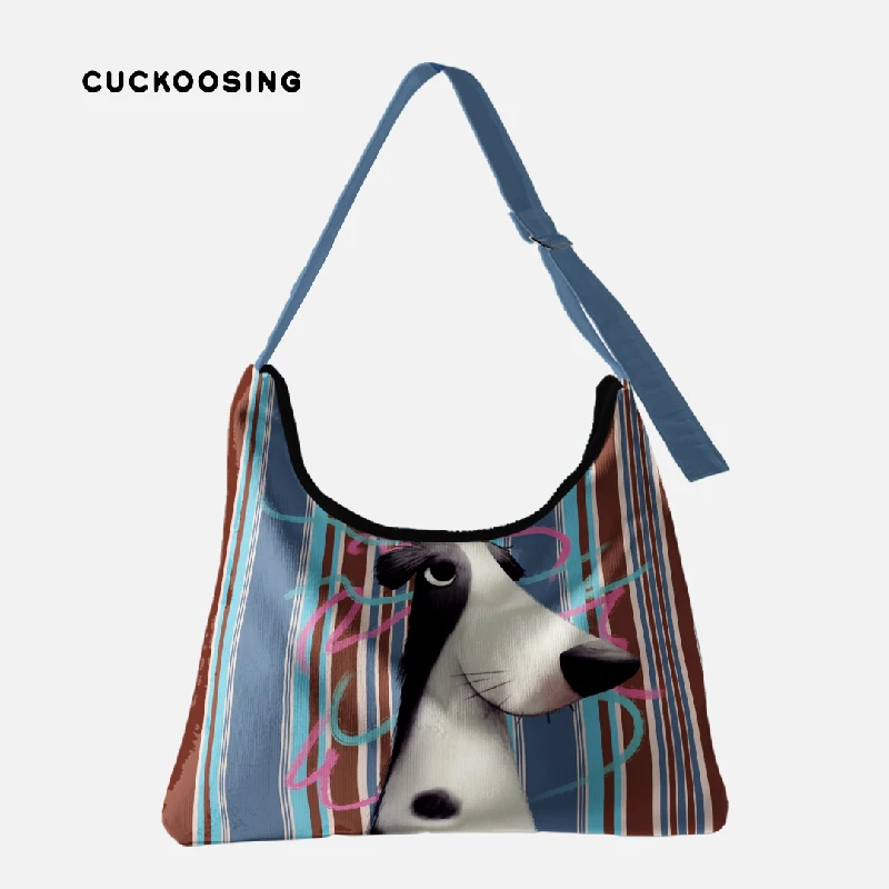 原创x联名小众文艺 肩带可调节大容量女包个性通勤百搭斜挎单肩包