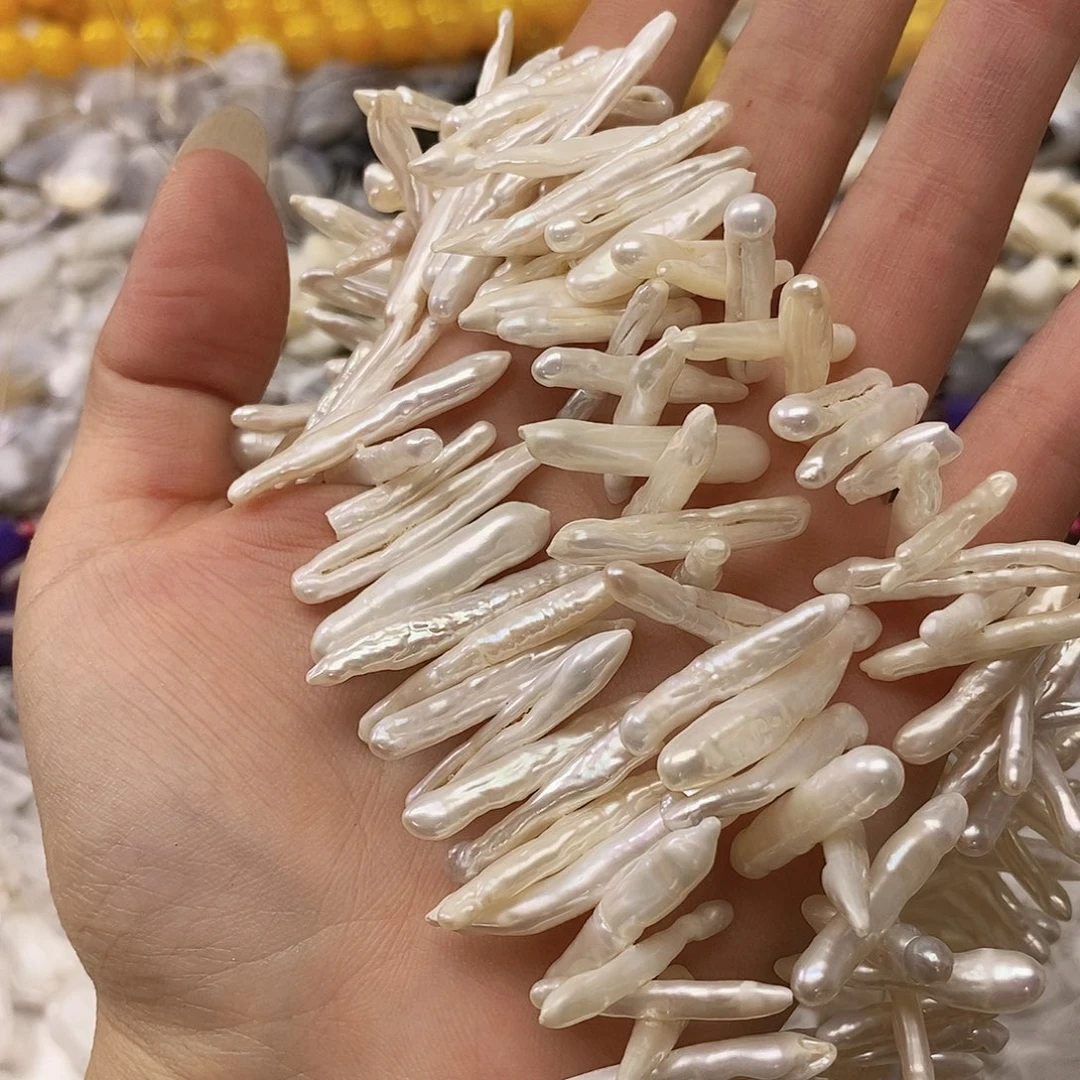 玛瑙/玉髓未镶嵌珠宝半成品珍珠一条