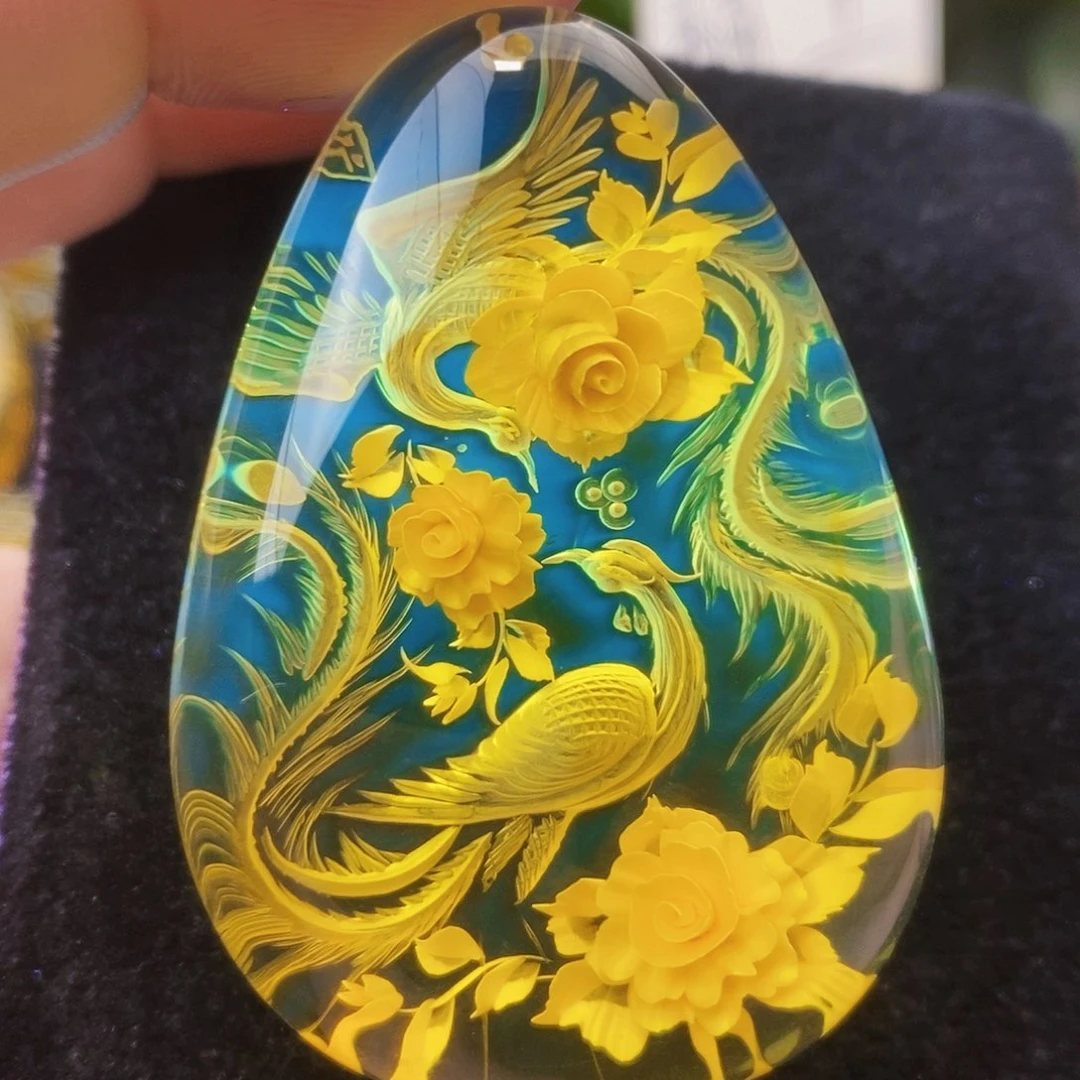 【闪购商品】金珀吊坠(不含链)未镶嵌