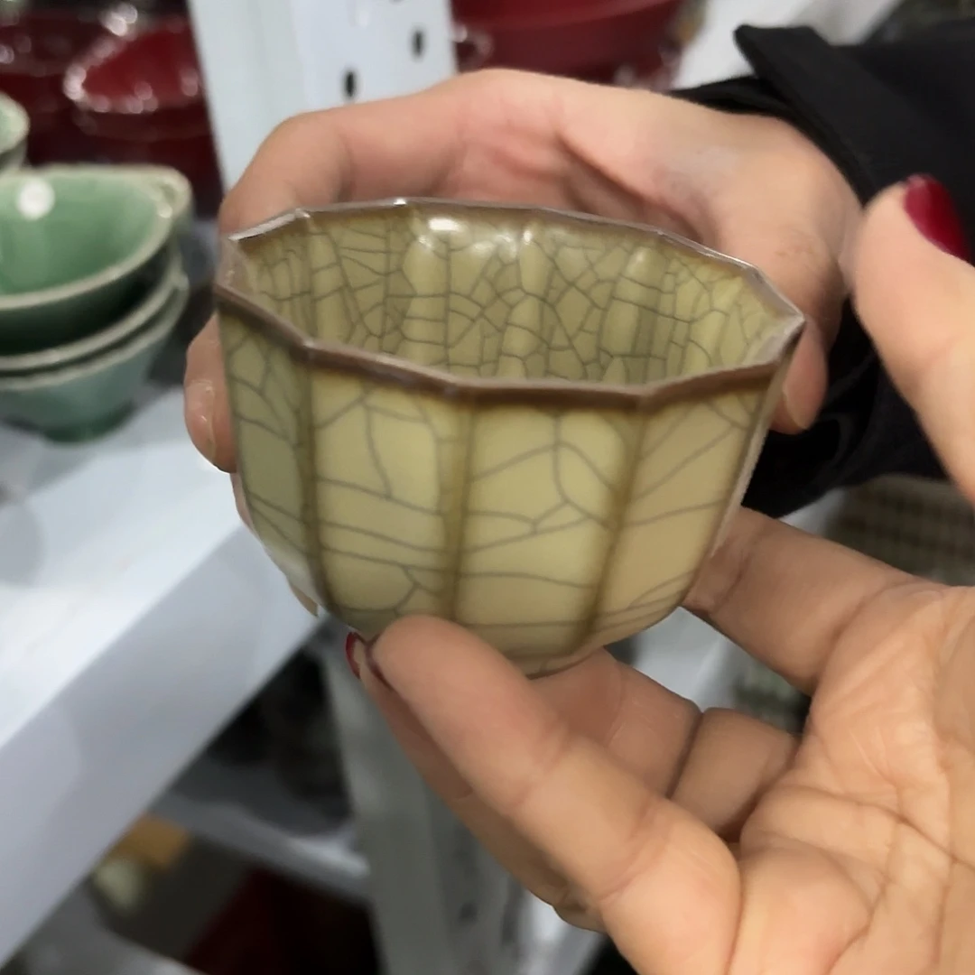 龙泉云间青瓷小米茶器
