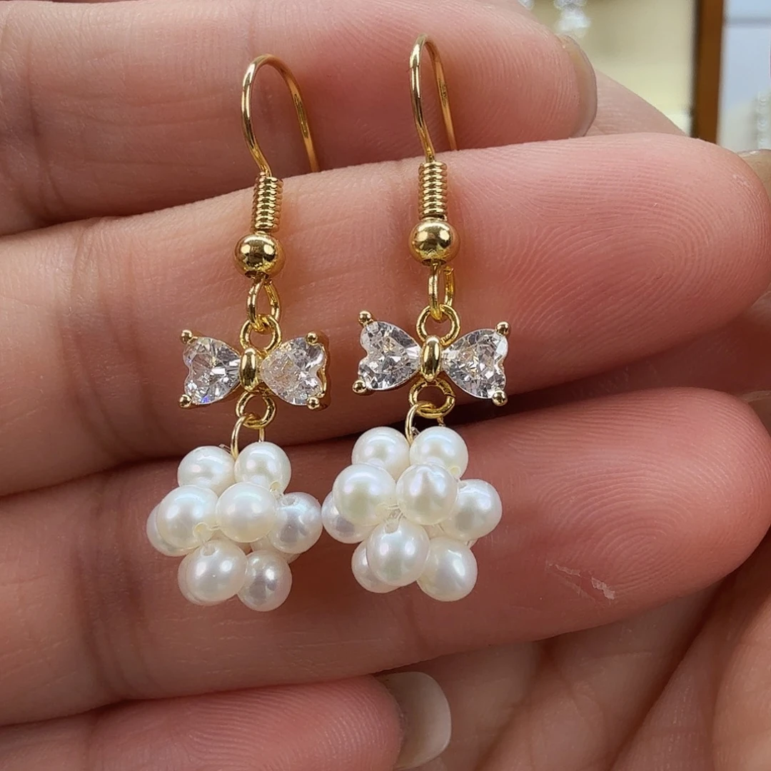 耳饰未镶嵌淡水珍珠