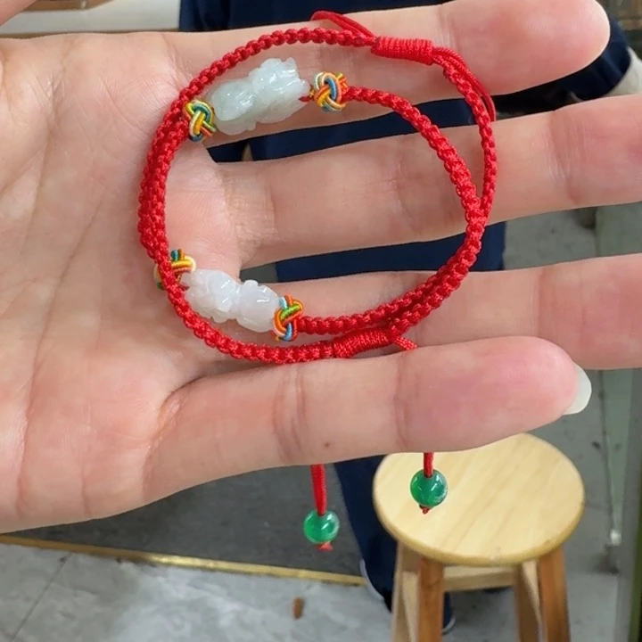 翡翠手链未镶嵌纯天然缅甸翡翠A货买断多样性发一