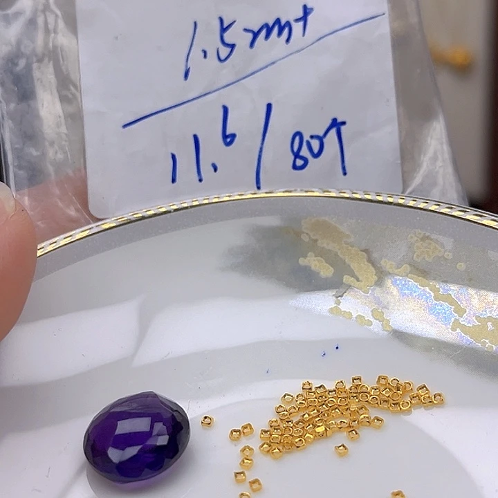 银S925镶嵌颈饰紫晶紫晶925镶嵌36
