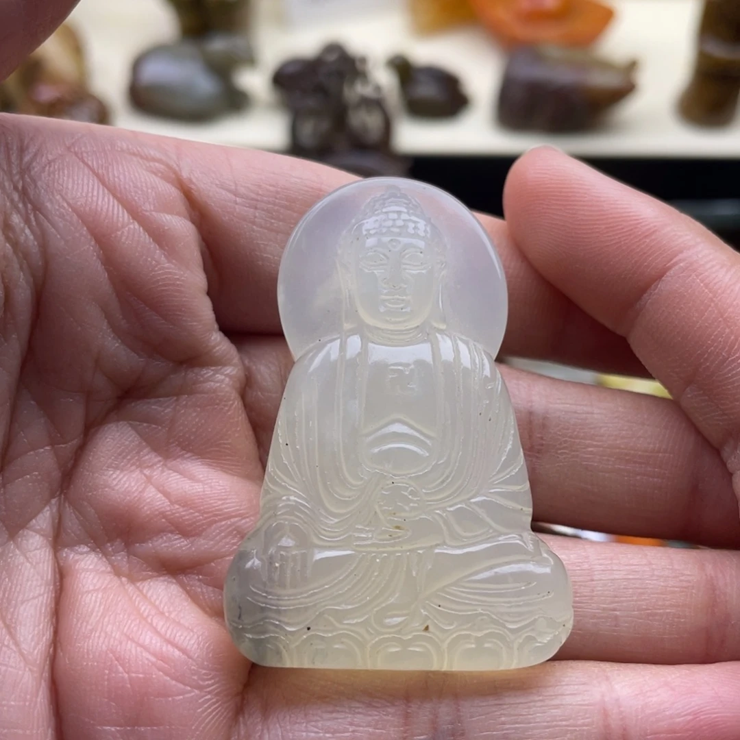 未镶嵌蛇纹石玉颈饰122