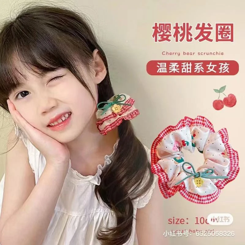 【固定6个】甜美发绳儿童发圈日韩女头饰皮筋原创设计韩版民族风