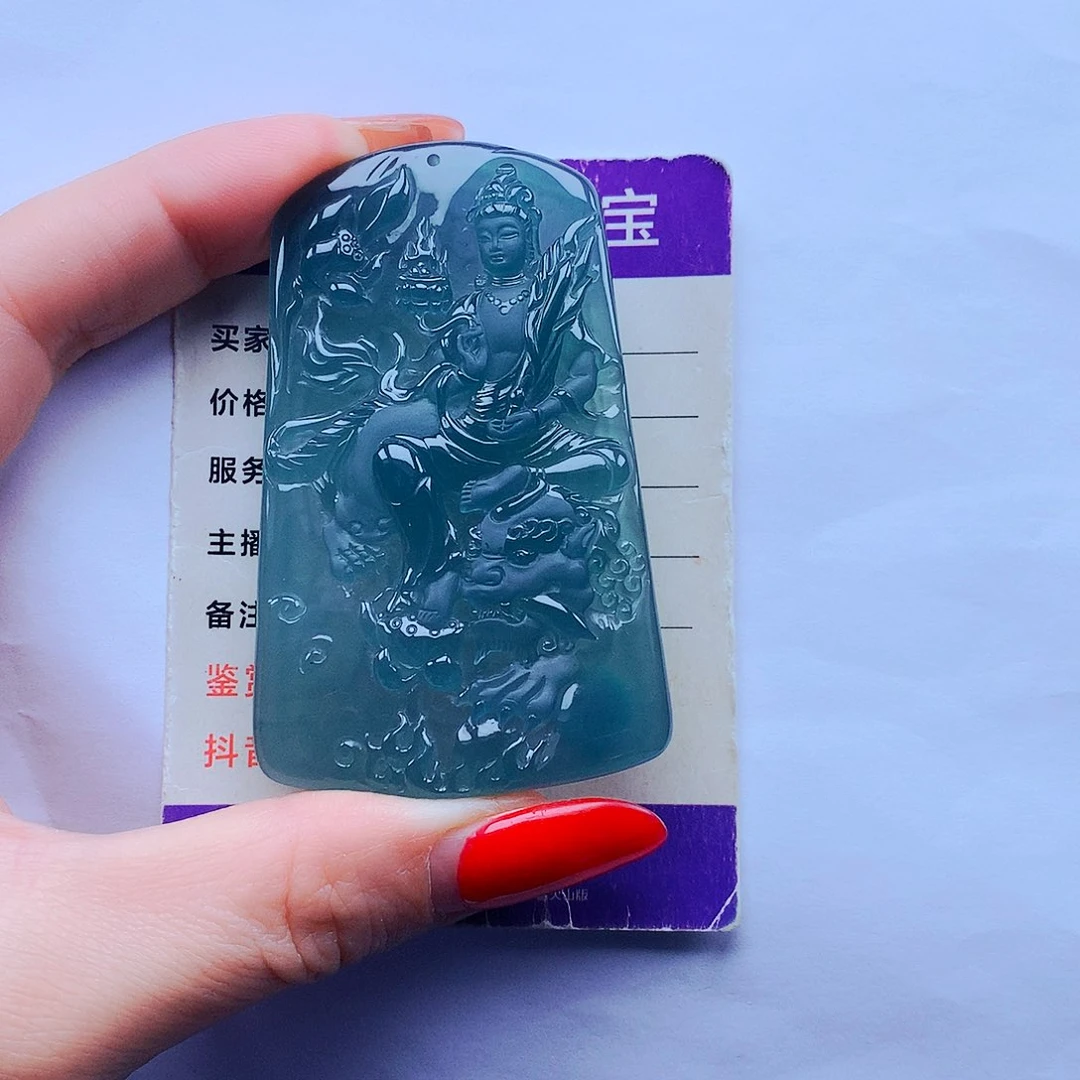 颈饰未镶嵌翡翠珠****生纯天然Ａ货翡翠，挂件