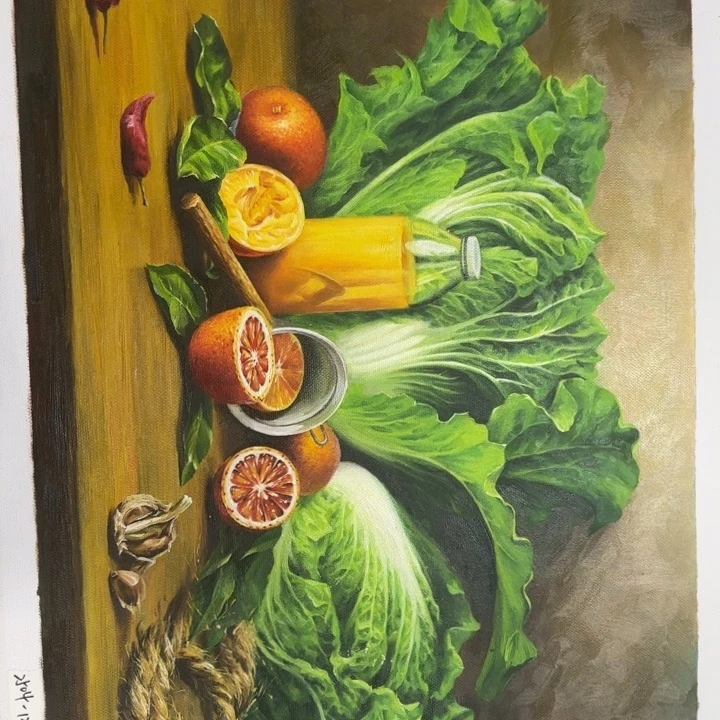 油画你在一起就会很