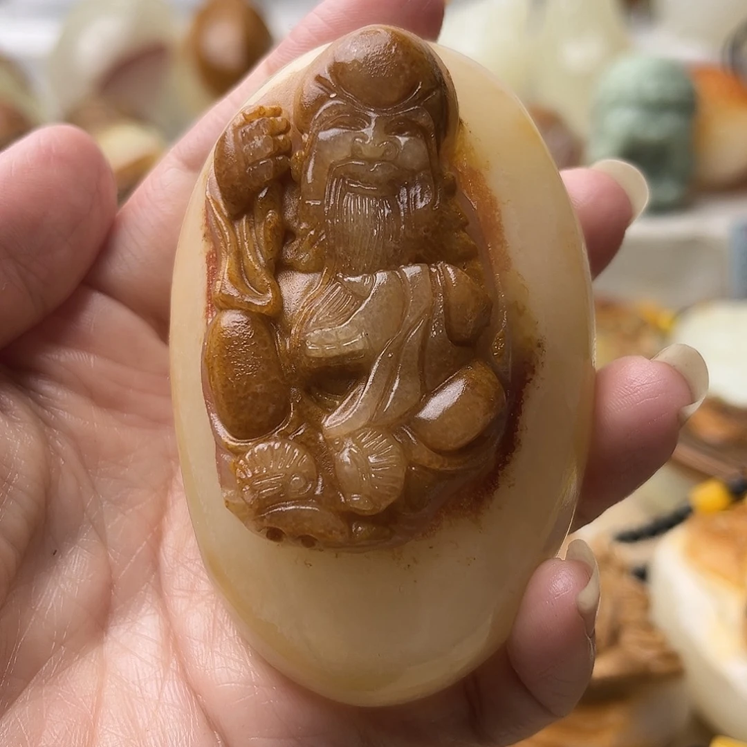 石材古青石不退换寿星