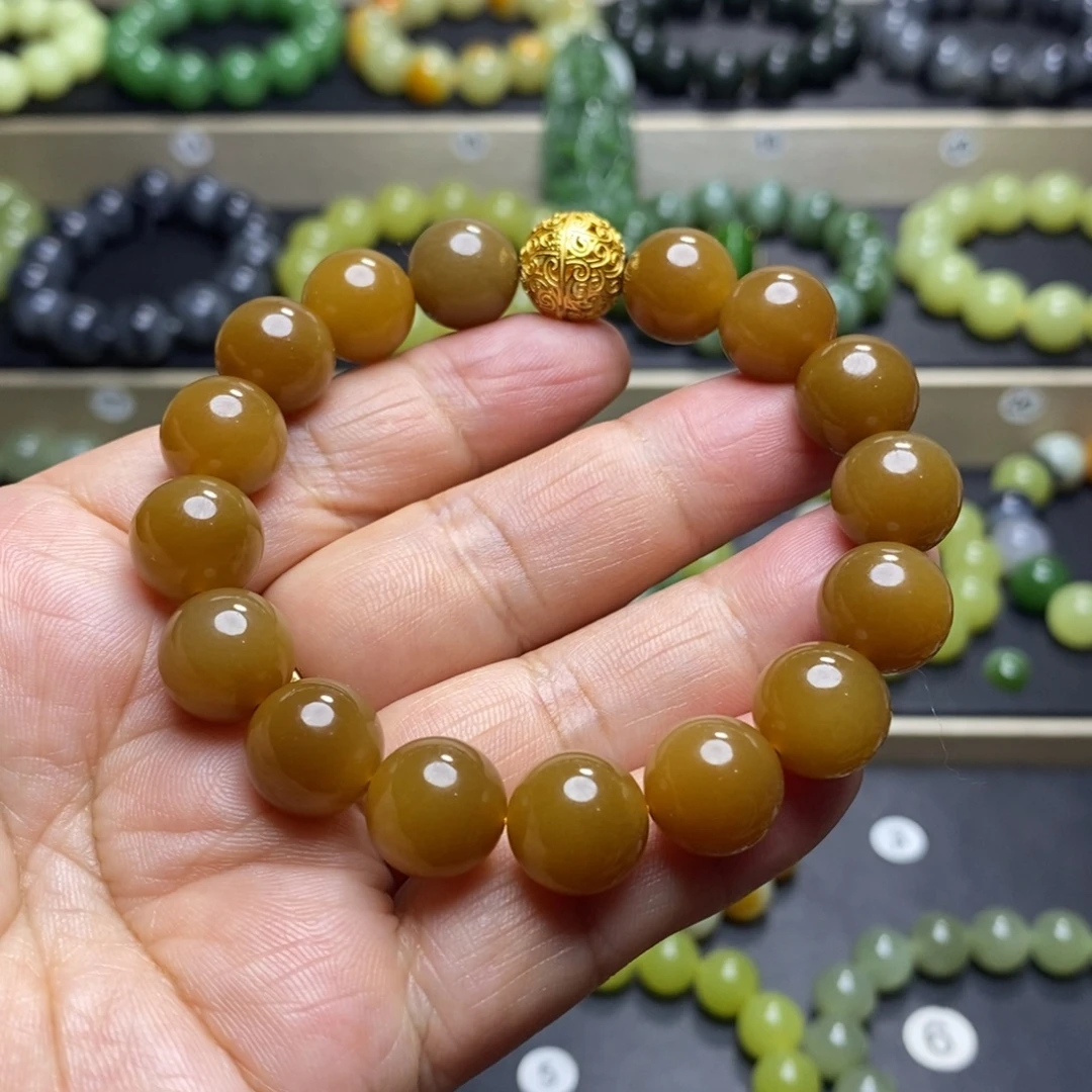 和田玉未镶嵌手串