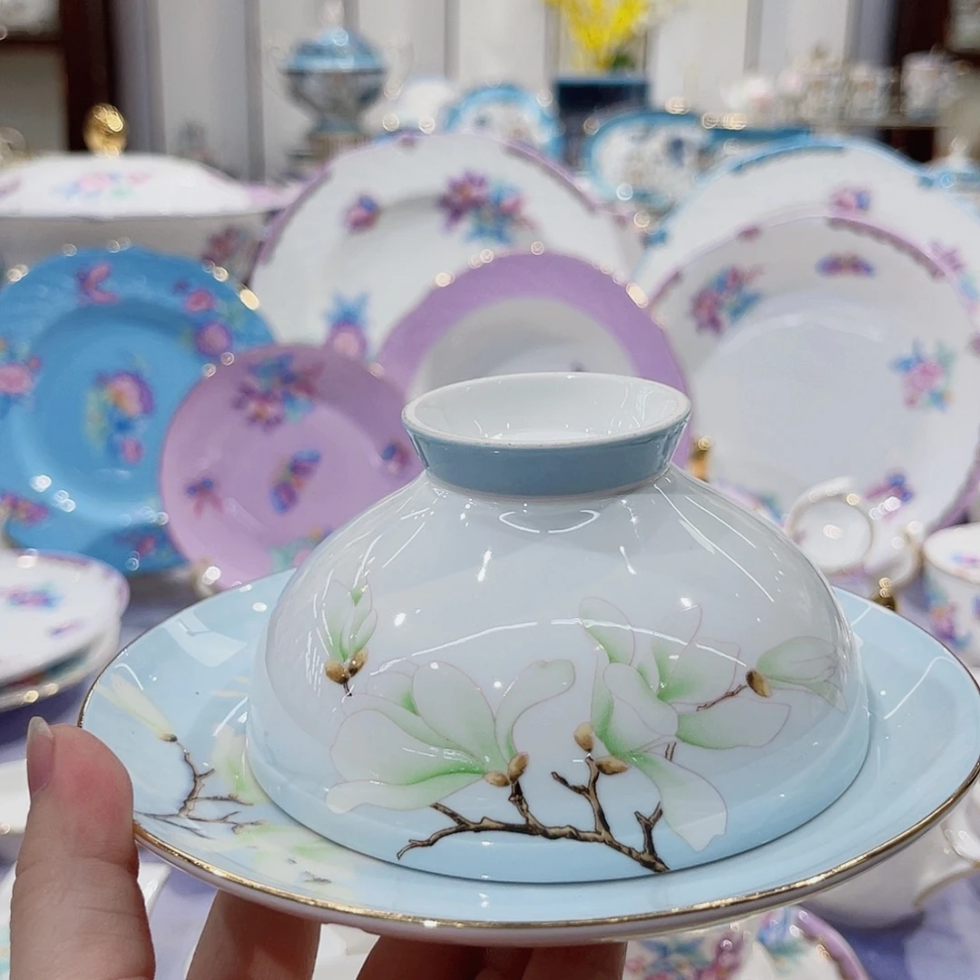 36%以上骨粉骨瓷4.5寸饭碗+6寸