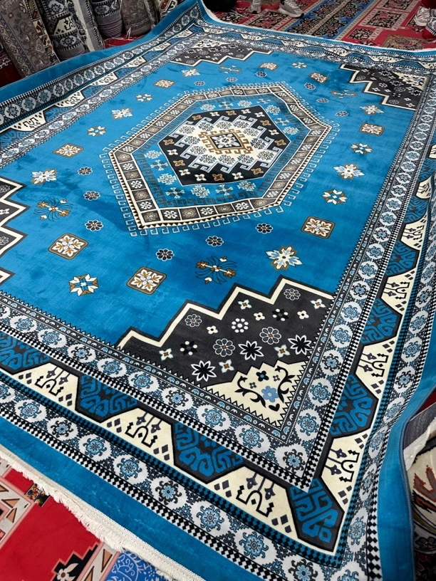 复古欧式家用加厚防滑天鹅绒地毯客厅卧室大面积使用价格实惠