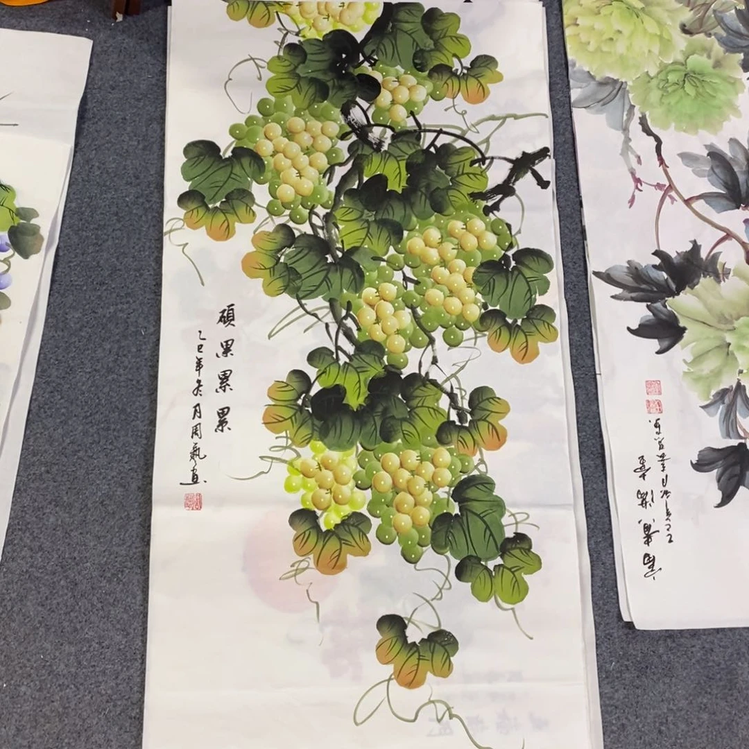 国画尺寸100✖️50三尺手绘画